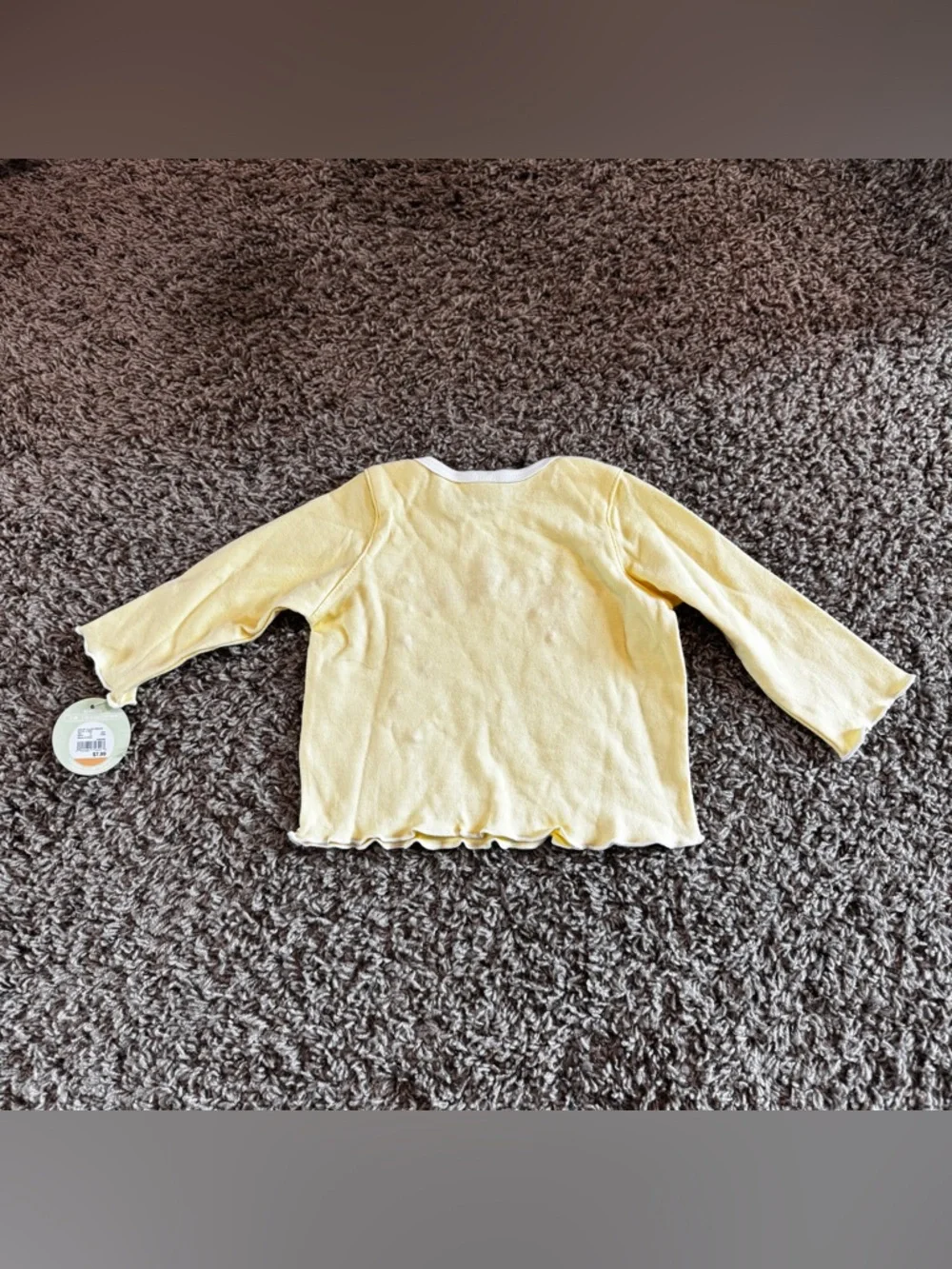 NWT Vintage Circo Yellow Top with Pink & Orange Floral Pants 9 Months